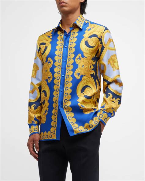 versace replica silk shirts uk|versace silk shirts for cheap.